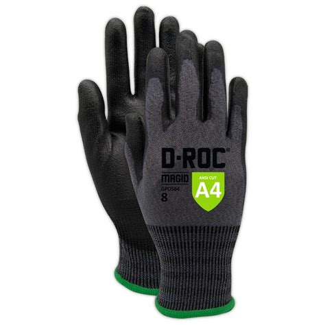 Magid D Roc® Hyperon® Blend Polyurethane Palm Coated Work Glove Magid