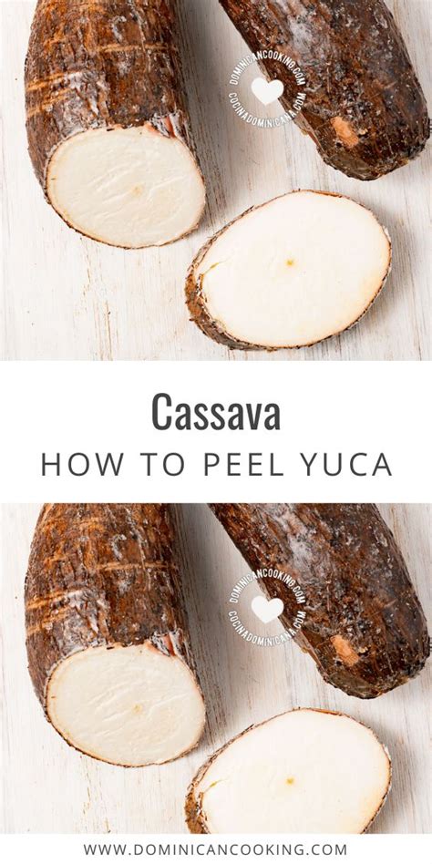 How To Peel Yuca Cassava Easily Step By Step Video And Pictures