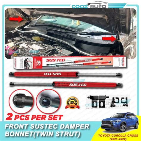 Toyota Corolla Cross 2021 2022 Sustec Front Hood Damper Bonnet Gas