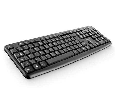 Teclado Usb Slim Preto Tc Multilaser