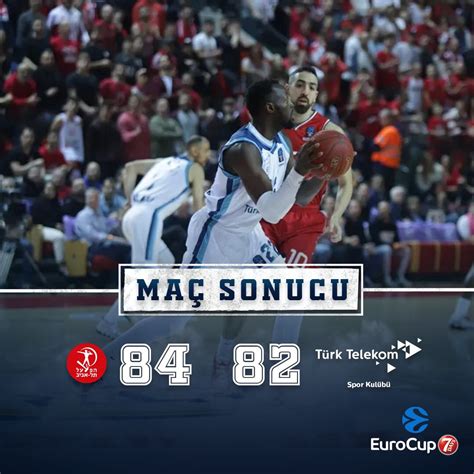 Türk Telekom Basketbol on Twitter Maç sonucu Hapoel Tel Aviv 84 82