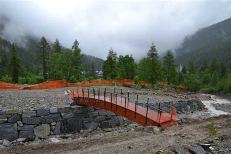 Ossola 24 Macugnaga Pronto Il Nuovo Ponte Pedonale Sul Rio Tambach