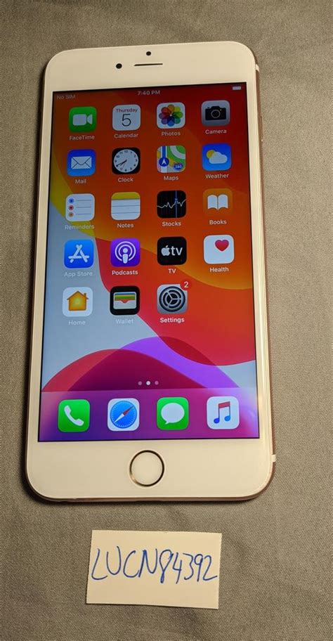 Apple Iphone S Plus Verizon Rose Gold Gb A In New York