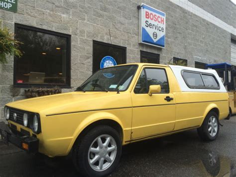 1981 VW Rabbit pickup GTI Cabriolet interior Gas conversion Nice NO ...