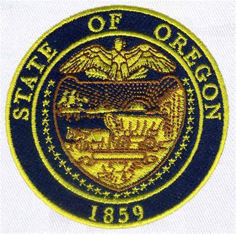 Oregon State Seal Embroidery Design | AnnTheGran