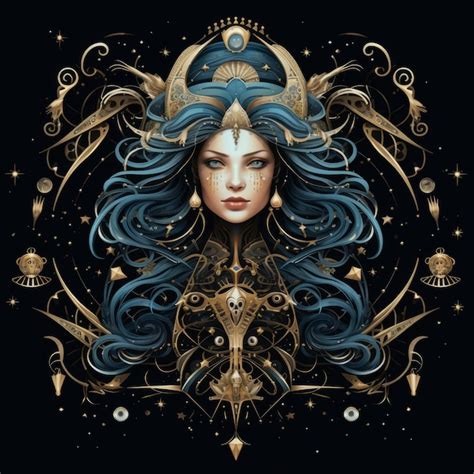 Premium Ai Image Zodiac Sign Of Aquarius