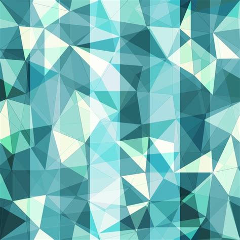 Premium Vector | Blue triangle seamless pattern