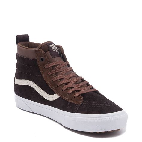 Brown Vans Sk8 Hi Mte Skate Shoe Journeys