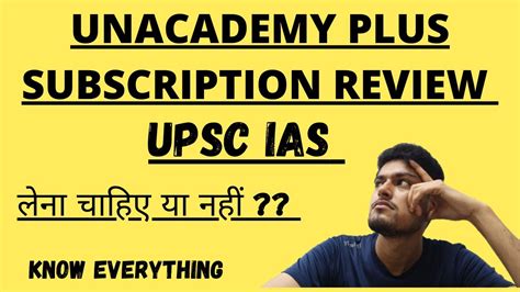 UNACADEMY PLUS SUBSCRIPTION REVIEW UPSC CSE IAS EXAM UPSC PRE 2023