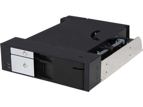 StarTech HSB2535SATBK Dual Bay 5 25 Trayless Hot Swap Mobile Rack Backplane EBay