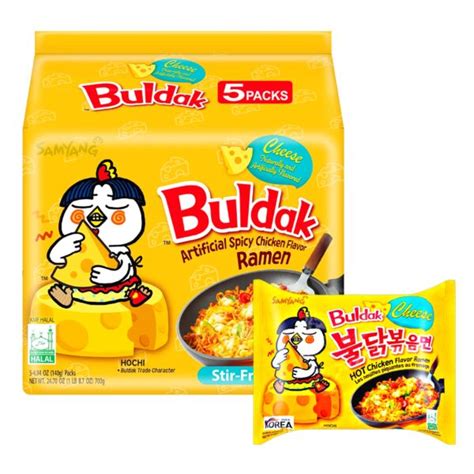 Samyang Cheese Buldak Hot Chicken Flavour Ramen 700g GS International Groceries GS