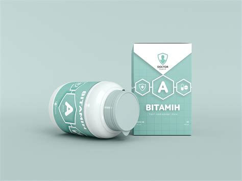 Дизайн упаковки витаминов on Behance