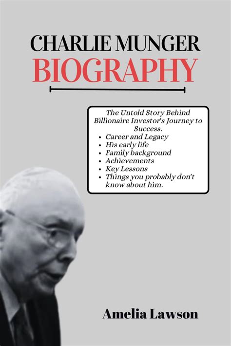 CHARLIE MUNGER BIOGRAPHY: The Untold Story Behind Billionaire Investor ...