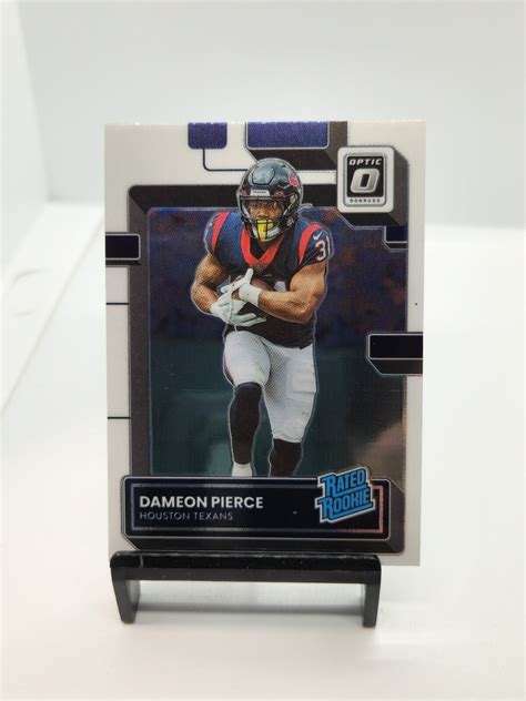 2022 Panini Donruss Optic Dameon Pierce Rated Rookie Houston Texans