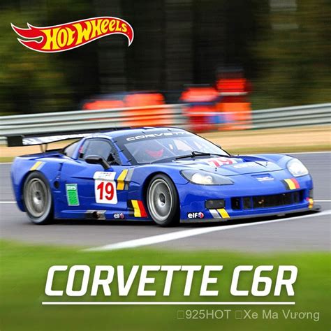 Mô hình xe hơi hợp kim Hot Wheels Corvette C6R mô hình xe đồ chơi mô phỏng C4982 quà tặng mô