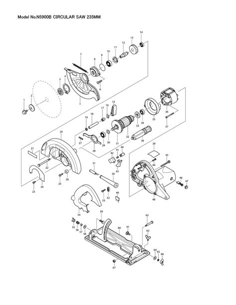 Part Diagram: N5900B - Makita.my