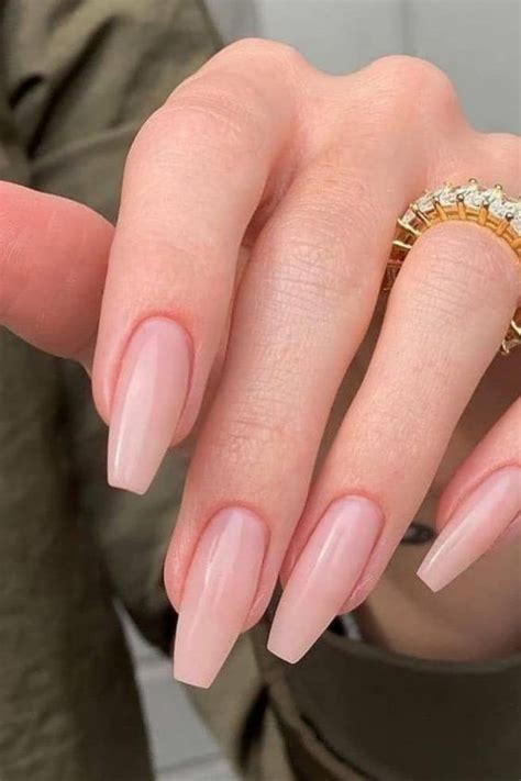 Classy Nude Nail Designs Stylish Nails Simple Nails Gel Nails