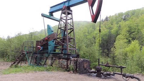 Нефтяная вышка в Яремче - YouTube