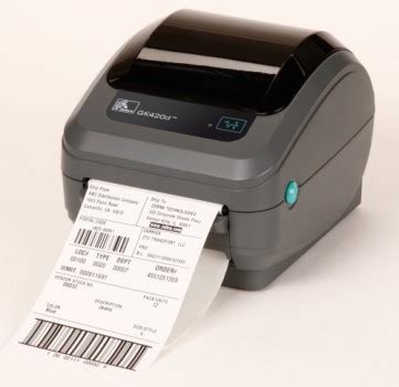 BARCODE.CO.UK - stock Zebra GK420d direct thermal label printer. Print