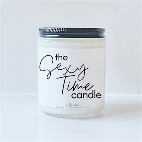 The Sexy Time Candle Sex Candle Funny Mature Gift Relationship Gift Valentines Day Gift For