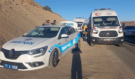 Kırıkkale de zincirleme trafik kazası 2 yaralı ASAYİŞ Samsun Hedef