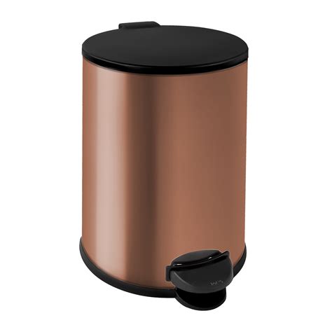 Lixeira Cesto De Lixo Pedal Cobre Ros Litros A O Inox Wp Connect