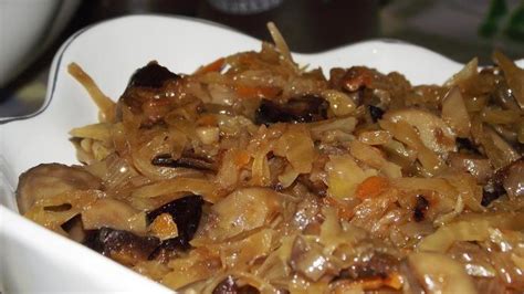 Бигос грибной - как приготовить вкусно и просто