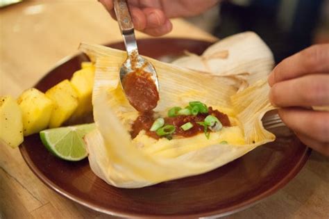 Recipe: Pork Tamales with Smoked Chili Sauce and Mango - Blue Apron