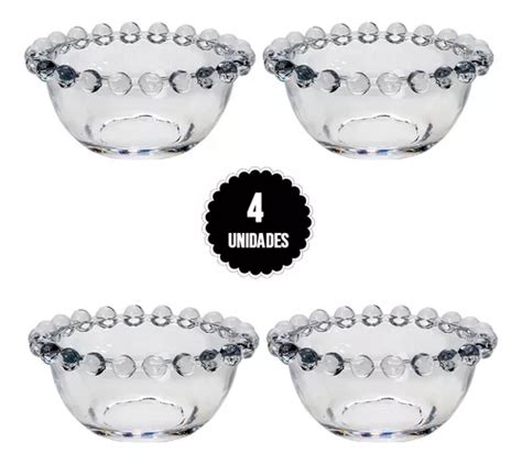 Conjunto Bowl Ramequin Cristal Perola Ml Classhome Parcelamento