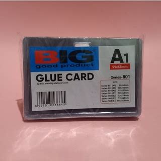 Jual Id Card Mika Big A Mm X Mm Name Tag Glue Card Card