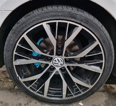 Vw Golf 18 Gtd Gti Santiago Alloys Swap For 19s In Eaglesham