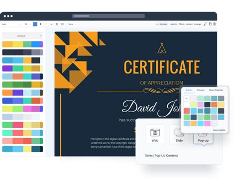 Free Online Certificate Maker Generate Certificates With Ai