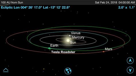 How To Track Elon Musk S Tesla Roadster Using Mobile Apps Space