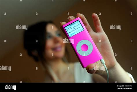 Woman Hand Holding Ipod Nano Hi Res Stock Photography And Images Alamy