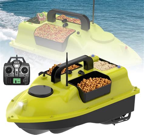 500M RC Fishing Bait Boat GPS Carp Fishing Bait Boat with 3 Catapult ...