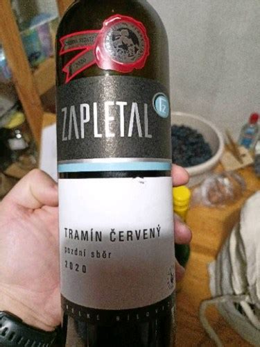 2022 Zapletal Tramín Červený Pozdní Sběr Vivino US