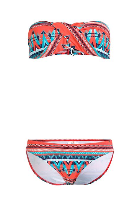 CHIEMSEE Bandeau Bikini Zebony gemustert günstig online kaufen Outletcity
