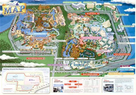 Tokyo Japan Disneyland Maps 2013