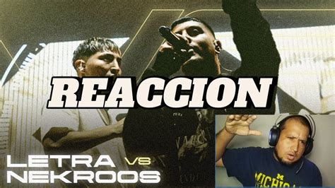 NEKROOS VS LETRA FMSINTERNACIONAL 2024 PLAYOFFS REACCION YouTube