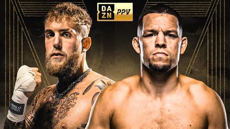 How To Watch Jake Paul Vs Nate Diaz Streaming Info Full Card