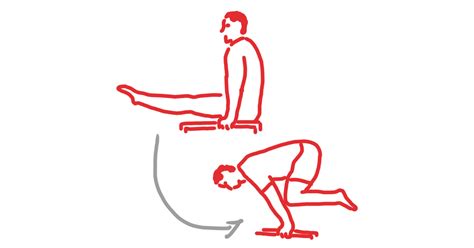 L Sit to Tuck Planche exercise - Mover.tips