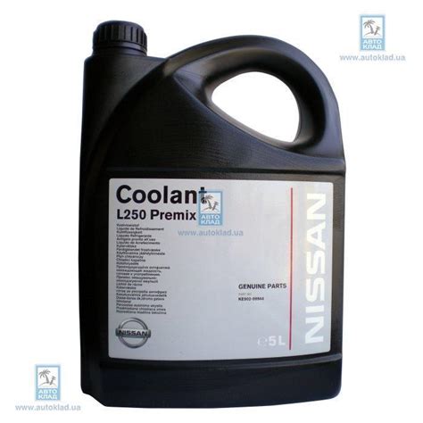 NISSAN Антифриз сине-зеленый L248 -38°C 5л KE90299945 - купить, цена ...