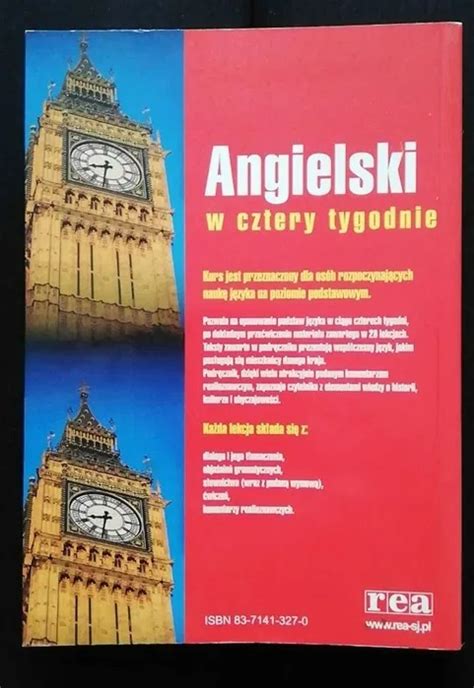 Angielski W Cztery Tygodnie M G Ogowska Mielec Og Oszenie Na