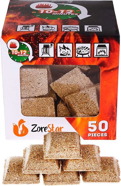 Amazon Fireplace Starter Cubes Fire Starter Squares Pc