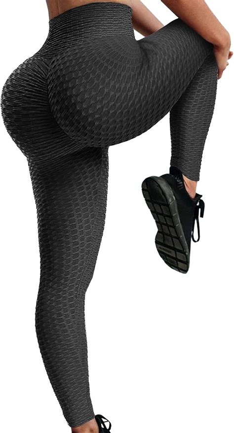 FIGKICKSEN Scrunch Ruched Seamless Leggings For Women Butt Lifting High