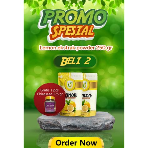 Jual Lemon Bubuk Murni Asli Tanpa Gula Gr Shopee Indonesia