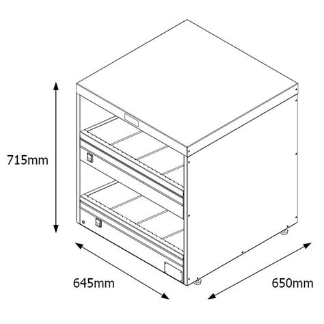 Vitrine Chauffante Niveaux Vizu Vizu