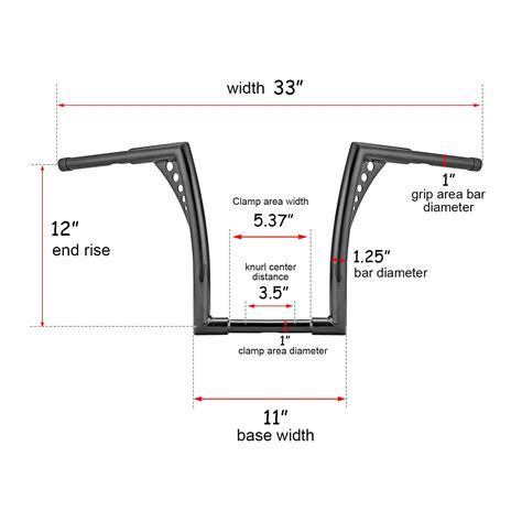 Mua Wsays Black Rise Ape Hangers Handlebar Diameter Bar