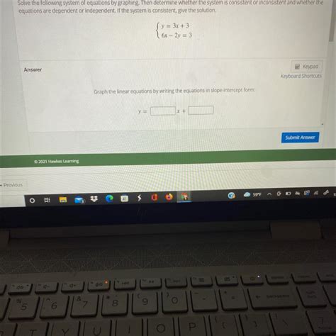 Solve The Following System Of Equations By Graphing Then Determine