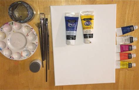 Canvas Painting Supplies - Step By Step Painting